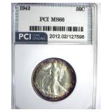 1942 Walking Liberty MS66 LISTS $240