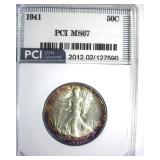 1941 Walking Liberty MS67 LISTS $650