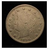 1890 Liberty Nickel VF