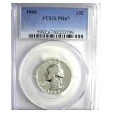 1960 Quarter PCGS PR67