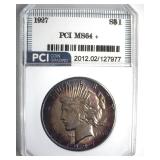 1927 Peace MS64+ LISTS $950