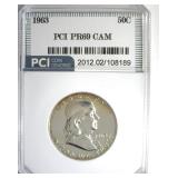 1963 Franklin PR69 Cameo LISTS $850