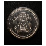 1904 Chile 1 Peso Trade Token Rare