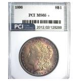 1896 Morgan PCI MS65+ Soft Toning