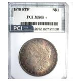 1878 8TF Morgan MS65+ LISTS $3200