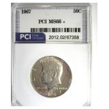 1967 Kennedy MS66+ LISTS $475