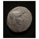 AE/AS Counterstamped Rare VF+ Augustus