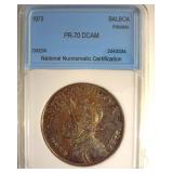 1973 Balboa NNC PR70 DCAM Panama