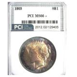 1923 Peace MS66+ LISTS $900