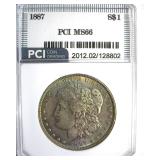 1887 Morgan MS66 LISTS $425