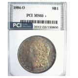1894-O Morgan PCI MS65+ Marvelous Toning