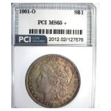 1901-O Morgan PCI MS65+ Nice Toning