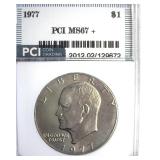 1977 Ike MS67+ LISTS $5500