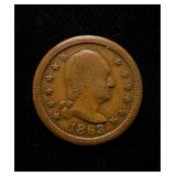 1863 Civil War Token VF+