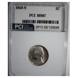 1943-S Nickel PCI MS67