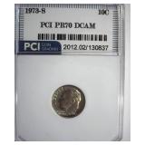 1887 Morgan PCI MS65+ Reddish to Blue