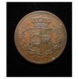 1850 German States 1 Dreiling AU+