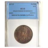 1917-B Rupee NNC MS66 India