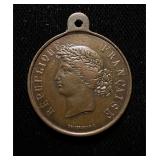1848 France Constitution Medal UNC+