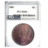 1886 Morgan MS66+ LISTS $750