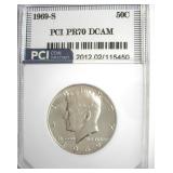 1969-S Kennedy PR70 DCAM LISTS $17500