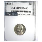 1976-S Nickel PR70 DCAM LISTS $500