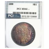 1889 Morgan PCI MS65+ Nice Blue Rim