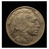 1937-D Buffalo Nickel Ch UNC