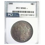 1885 Morgan PCI MS65+ Very Nice Toning