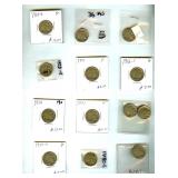 1914-1937 5C 13 Pc Buffalo Nickel Lot