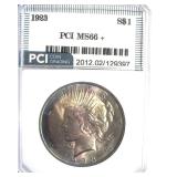 1923 Peace MS66+ LISTS $900