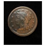 1849 Large Cent VG