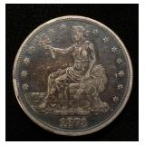 1873-S Trade Dollar XF/AU Very Orig