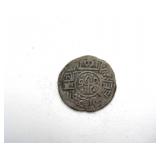 1722 Silver Black Tangka Nepal for Use in Tibet
