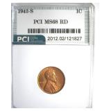 1942-S Cent MS68 RD LISTS $9500