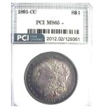 1891-CC Morgan MS65+ LISTS $6500