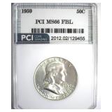 1959 Franklin MS66 FBL LISTS $800