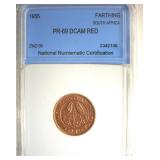 1955 Farthing NNC PR69 DCAM RD South Africa
