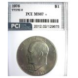1976 T2 Ike MS67+ LISTS $11000