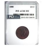 1806 Half Cent AU53 BN LISTS $1225