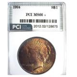 1924 Peace MS66+ LISTS $1850