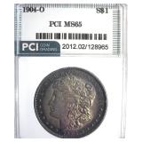 1904-O Morgan PCI MS65 Bold Toning