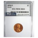 1976-S Cent PR70 DCAM RD LISTS $10000