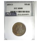 1979-D Susan B Anthony MS68 LISTS $10000