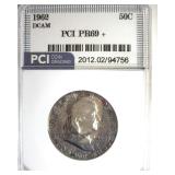 1962 Franklin PR69+ DCAM LISTS $3850 IN 69 DC