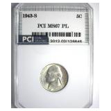 1943-S Nickel PCI MS67 PL