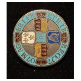 1707 Anne Half Crown Wpin Aqua+Others Ex Rare