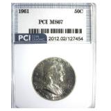 1961 Franklin MS67 LISTS $1000 IN 66+