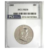 1962 Franklin PR70 LISTS $275 IN 69