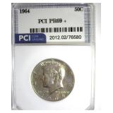 1964 Kennedy PR69+ LISTS $125 IN 69